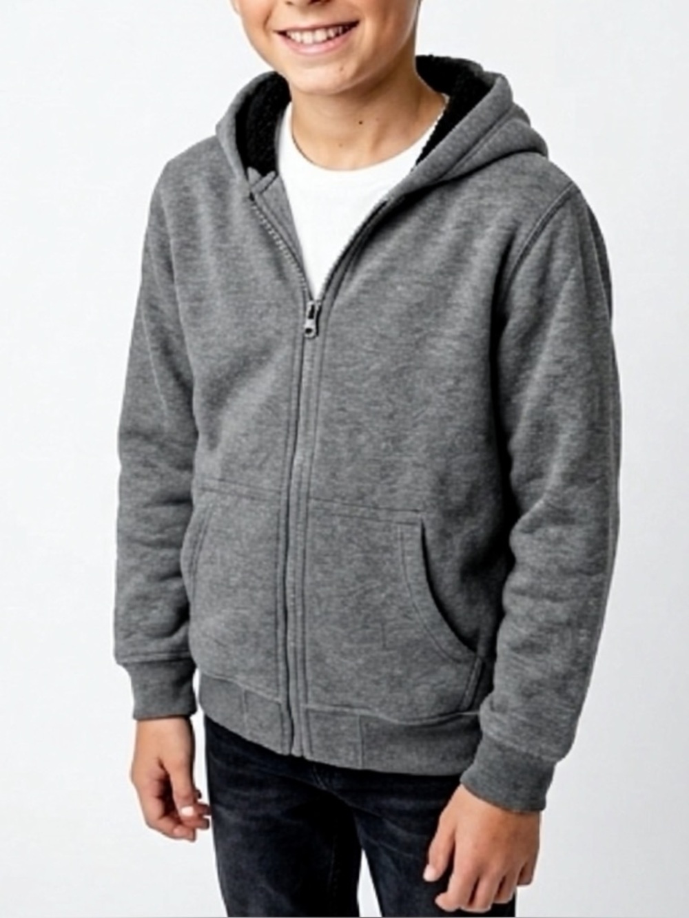 Faded Glory Full-Zip Hoodie Sweatshirt